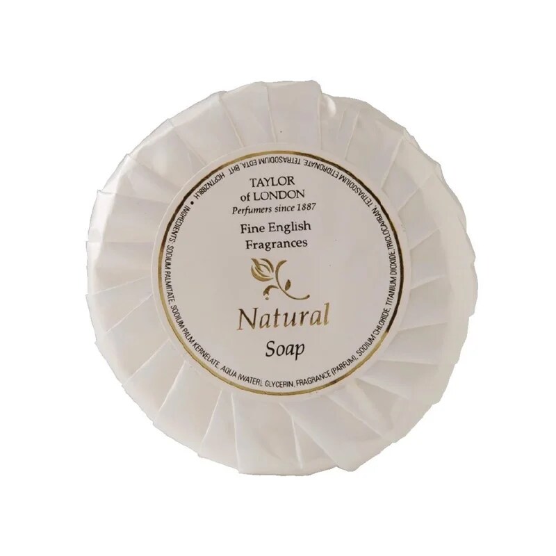Gastronoble Hotelseife rund einzeln verpackt Natural Soap Seife 100 x 25 g Image