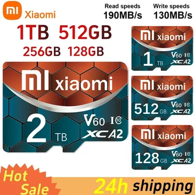 Xiaomi Mijia 2TB Memory Card For Nintendo Switch 1TB V60 4K Micro TF SD Card 128GB 256GB 512GB