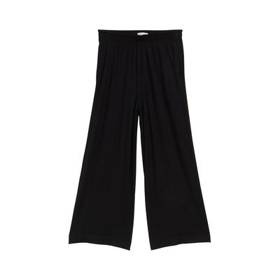 TOM TAILOR Damen Jersey Culotte Hose, schwarz, Uni, Gr. 34/26 Image