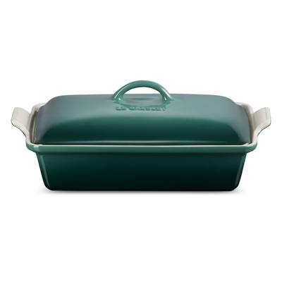 Le Creuset Stoneware 4 Quart Covered Rectangular Casserole - Artichaut