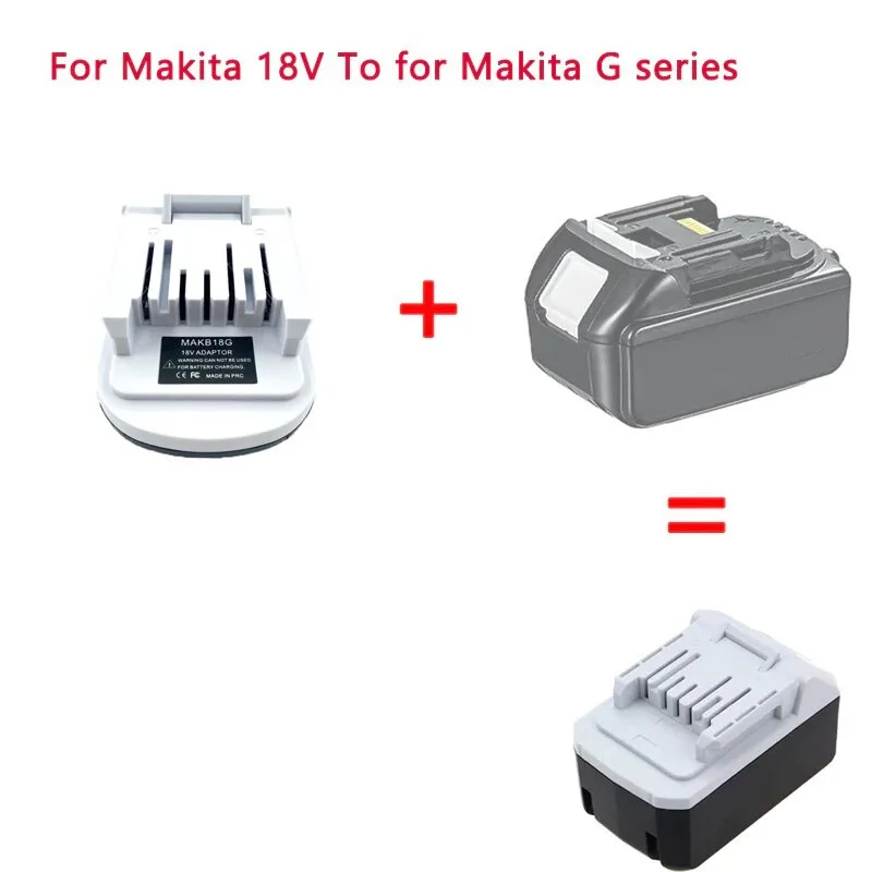 Adattatore batteria per batteria agli ioni di litio Makita 18V Converti in batterie Makita BL1813G BL1815G BL1820G per utensili a batteria Makita