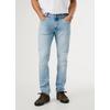 Tapered-fit-Jeans PEPE JEANS "TAPERED JEANS", Herren, Gr. 33, Länge 34, blau (bleached), Denim/Jeans, Obermaterial: 99% Baumwolle, 1% Elasthan, casual, gerade, unten schmal lang, Jeans