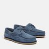 Bootsschuh TIMBERLAND "CLASSIC BOAT BOAT SHOE", Gr. 43,5, md blau suede, Leder, sportlich, Schuhe