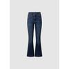 5-Pocket-Jeans PEPE JEANS "FLARE JEANS MW VENUS", Damen, Gr. 29, Länge 32, used blau medium, Denim/Jeans, Obermaterial: 94% Baumwolle, 5% Polyester, 1% Elasthan, casual, ausgestellt, Jeans, im Flared Fit