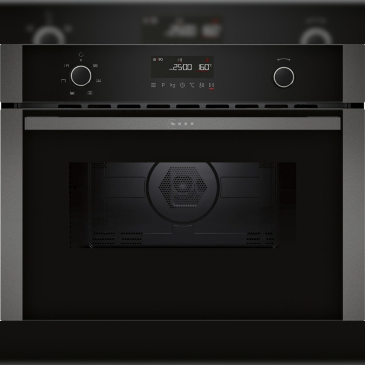 Neff N 50 C1AMG84G1 Einbau Mikrowelle mit Heißluft, 60 x 45 cm, Graphite-Grey Image