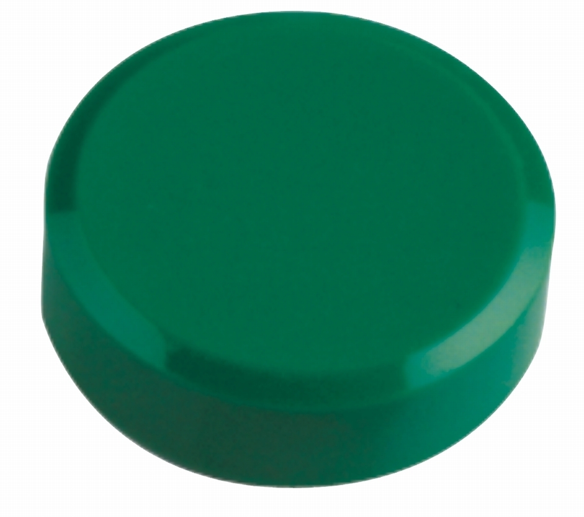 MAUL Rundmagnet 30mm Durchmesser 0,6kg Haftkraft 20 Stück grün Packung mit 12 Stück Image