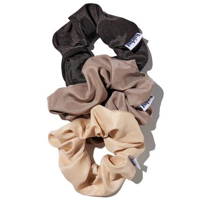 Hairlust - Satin Silk Scrunchies, Medium, 3-Pack Haargummis 1 ct Damen Image