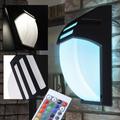 Applique murale télécommande façade jardin lumière extérieure dimmable dans un ensemble comprenant
