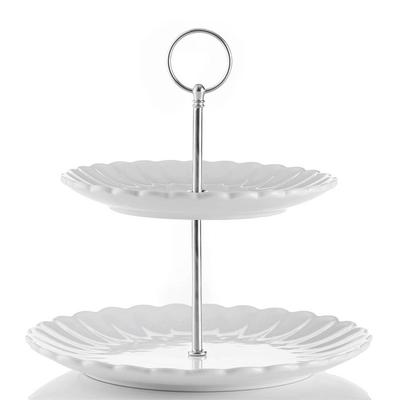Etagere „Luxe“ 2-stufig weiß Price & Kensington Image