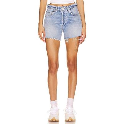 Annabelle Long Vintage Relaxed Short - Blue - Citizens of Humanity Shorts