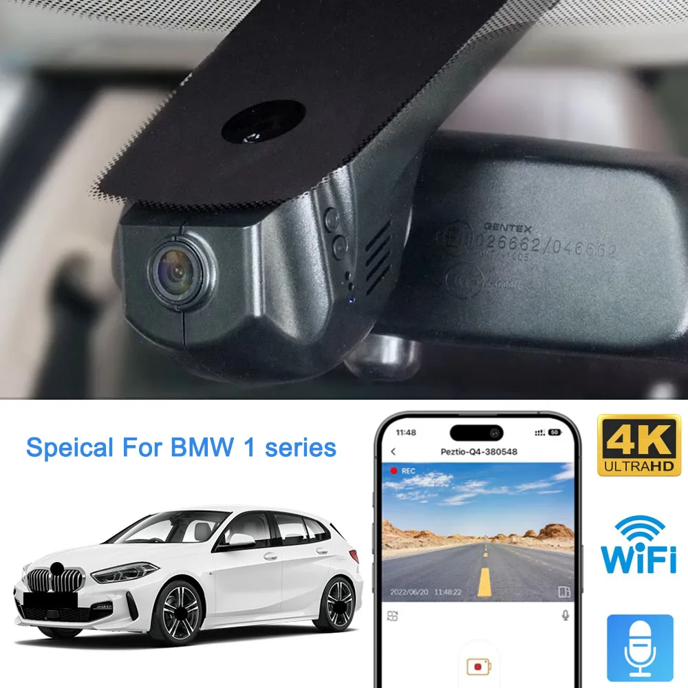 Mrec Dashcam F20 F21 F40 Vorne Hinten Dual Kamera 4K Wifi Auto Dash Cam für BMW 114i 116i 118i 120i 125i 128i 116d 118d 120d 125d Image