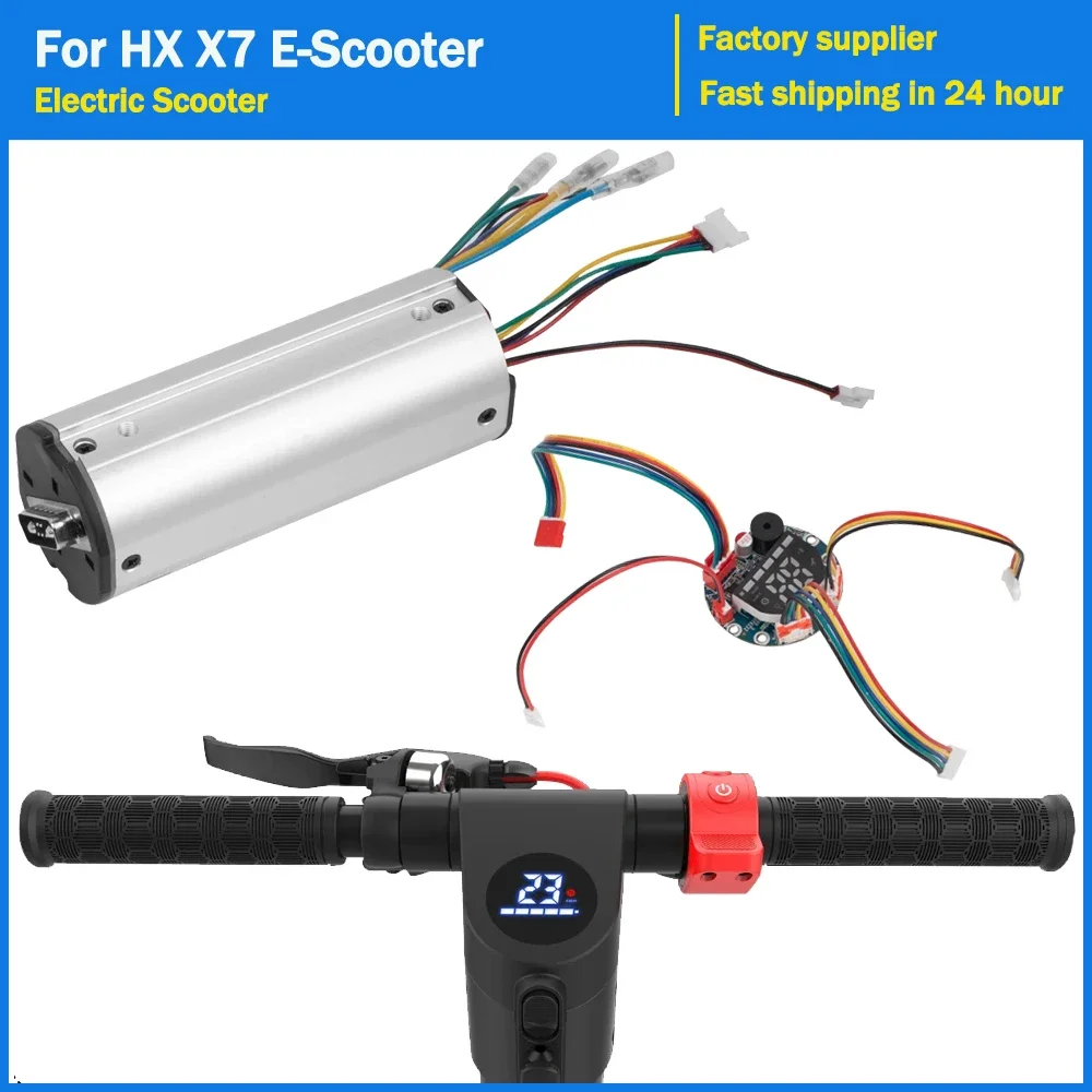 Elektroroller-Controller und Displaypanel-Set für HX X7 Kickscooter Speed Dial Controller Kit 36V 20A Motormodul Armaturenbrett Image