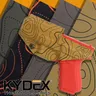 12 Farben 2 Größen KYDEX Topographic CAMO Thermoform K-Board Blatt K Thermoplastische Platte für