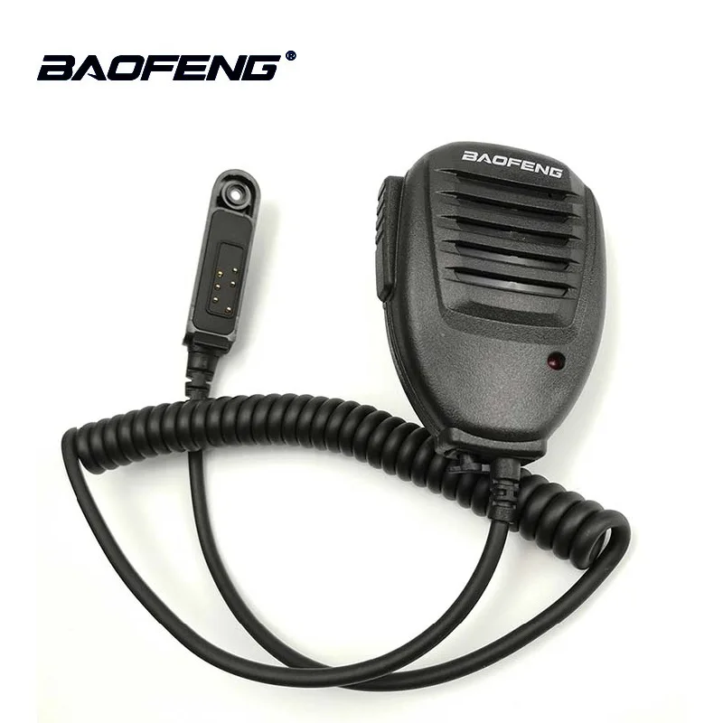 100% Original Baofeng UV-9R Plus Wasserdichte PTT Lautsprecher Mic Mikrofon Für Baofeng UV 9R A58 UV-XR GT-3WP BF-9700 Walkie Talkie Image