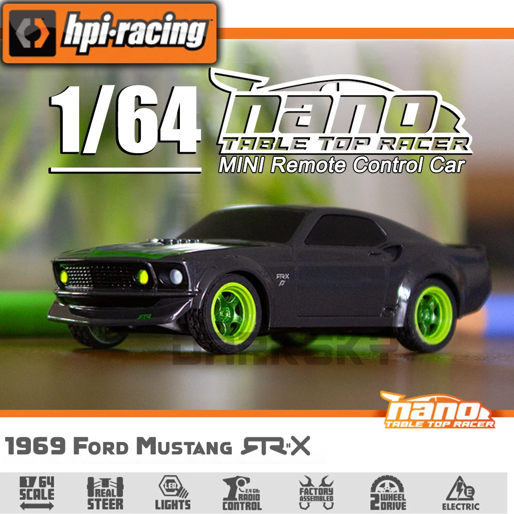 HPI 160980 NANO-TTR 1/64 MINI RC Fernbedienung On-Road Car Desktop Erwachsene Kinderspielzeug