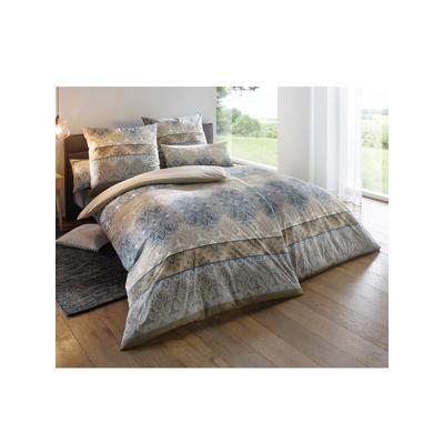 Bettwäsche HEINE HOME Gr. 5, beige (natur, braun), B/L: 135cm x 200cm, 2-teilige Garnitur St., 2-teilige Garnitur St., Feinbiber, B/L: 40cm x 80cm, Feinbiber, 100% Baumwolle, Bettwäsche Image
