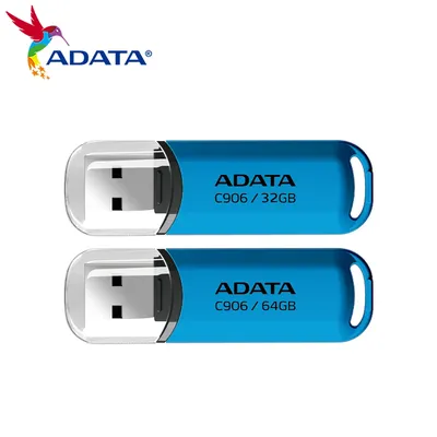Original Adata Flash Drive C906 USB 2.0 Memory Stick Mini U Disk 32GB 64GB Rosa Blau High Flash USB Image