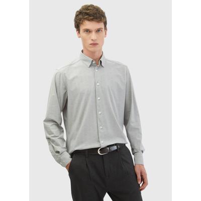 Bedrucktes Casual-Fit-Strick-Freizeithemd Image