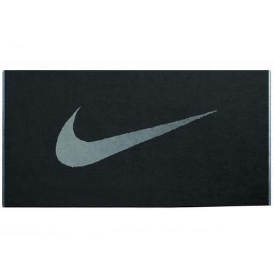 Nike - Sport-Handtuch, Mit großem Logo (Schwarz/Grau) Image
