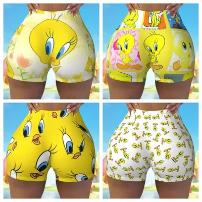 25 New Summer Sports Fashion Popular Cartoon Animation Little Yellow Bird Volleyball Cycling Fitness