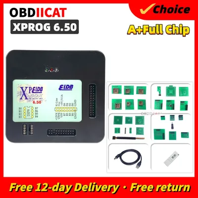 A+ X-PROG M 6.50 ECU Programmer Full Adapters V6.50 ECU Chip Tunning Tool XPROG V6.50 Add More New