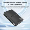 Gruppo di continuità da 1018 litri Alimentatore di backup CC Router di alimentazione UPS Adattatore integrato per gatti ottici senza batteria