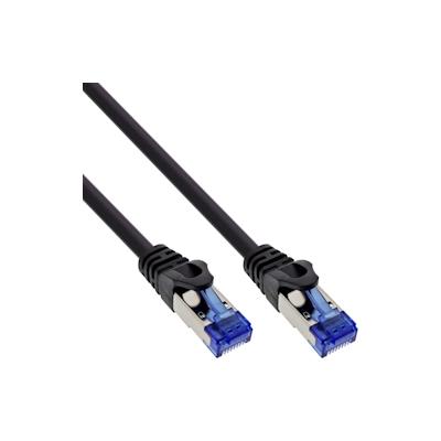 InLine® Patchkabel armiert, U/FTP, Cat.6A, schwarz, 10m Image