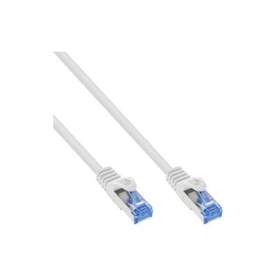InLine® Patchkabel, Cat.6A, S/FTP, TPE flexibel, weiß, 0,25m Image