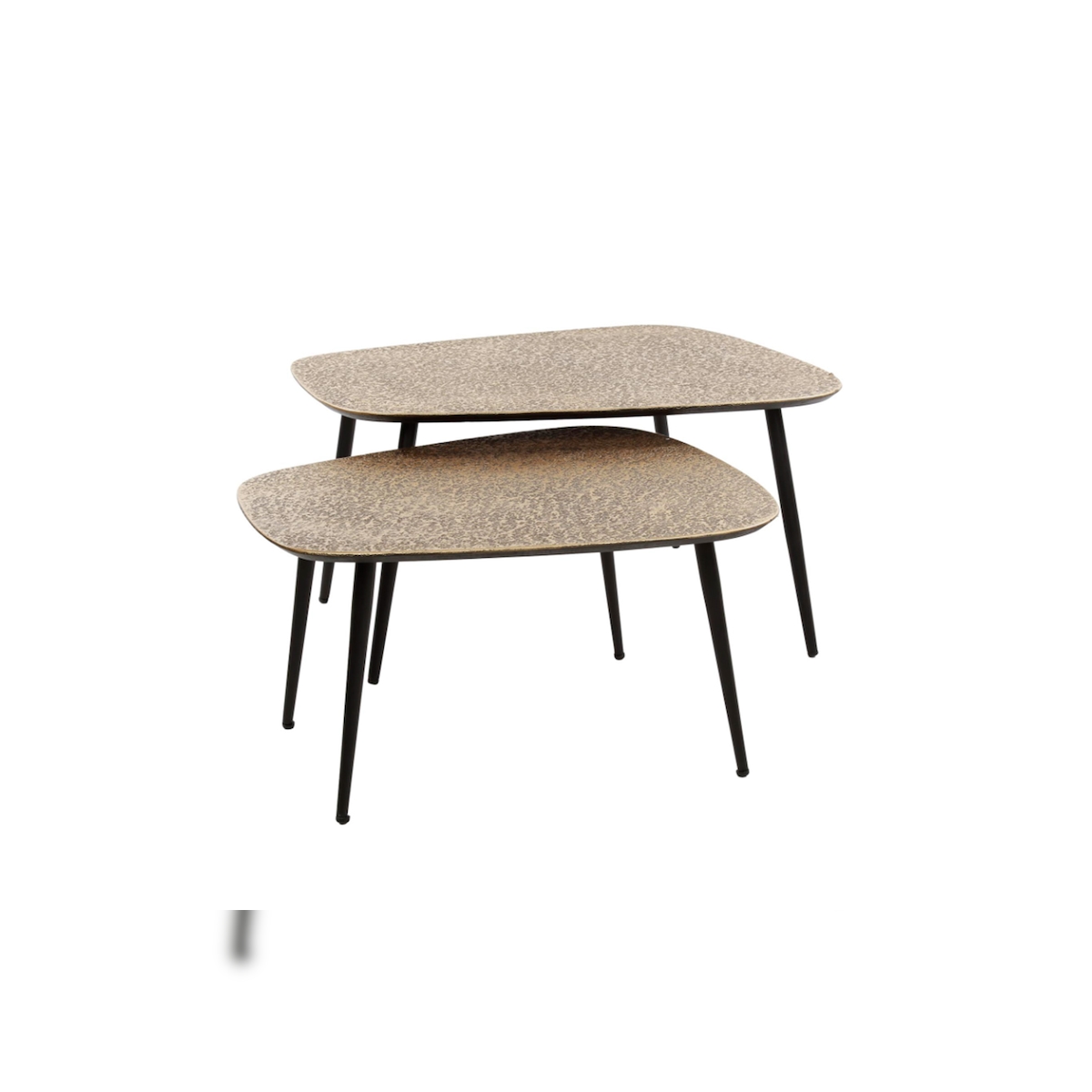 KAWOLA Couchtisch LAUCA Set 2-tlg. Metall bronze viereckig Image