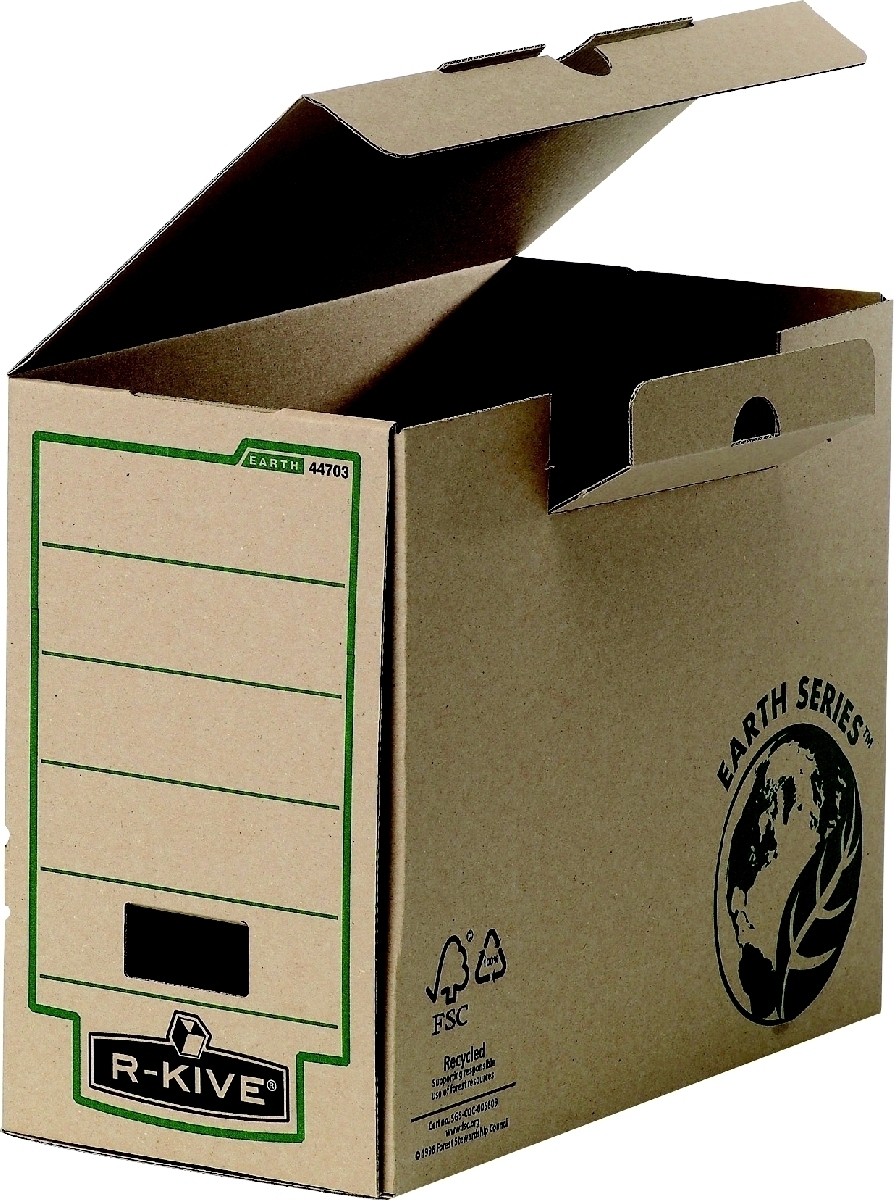 Fellowes Archivbox R-Kive HxBxT 15x25,5x31,5 cm naturbraun Packung mit 20 Stück Image