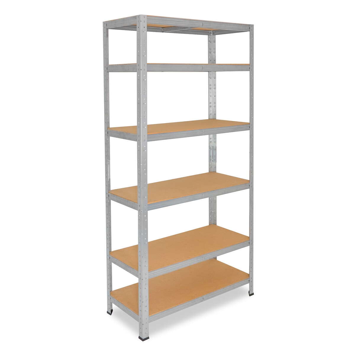 shelfplaza HOME 200x60x40 cm Schwerlastregal in verzinkt mit 6 Böden und 145 kg Traglast pro Boden Image