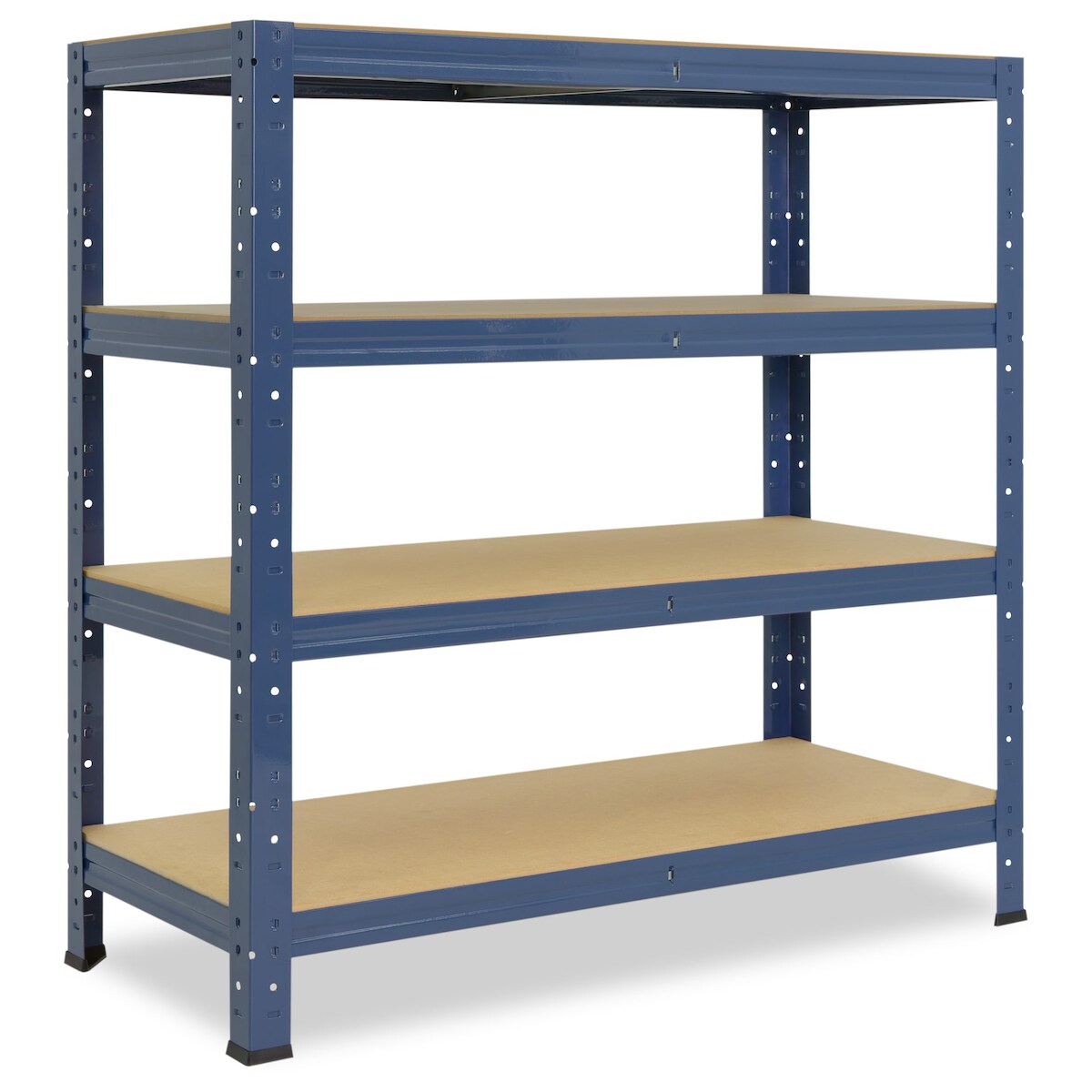 shelfplaza HOME 100x60x45 cm Schwerlastregal in blau mit 4 Böden und 175 kg Traglast pro Boden Image