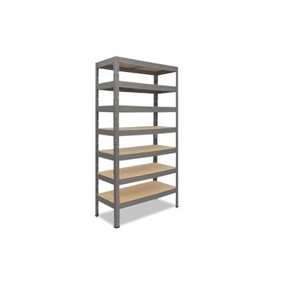 shelfplaza PRO 230x110x50 cm Schwerlastregal in grau mit 7 Böden und 142 kg Traglast pro Boden Image