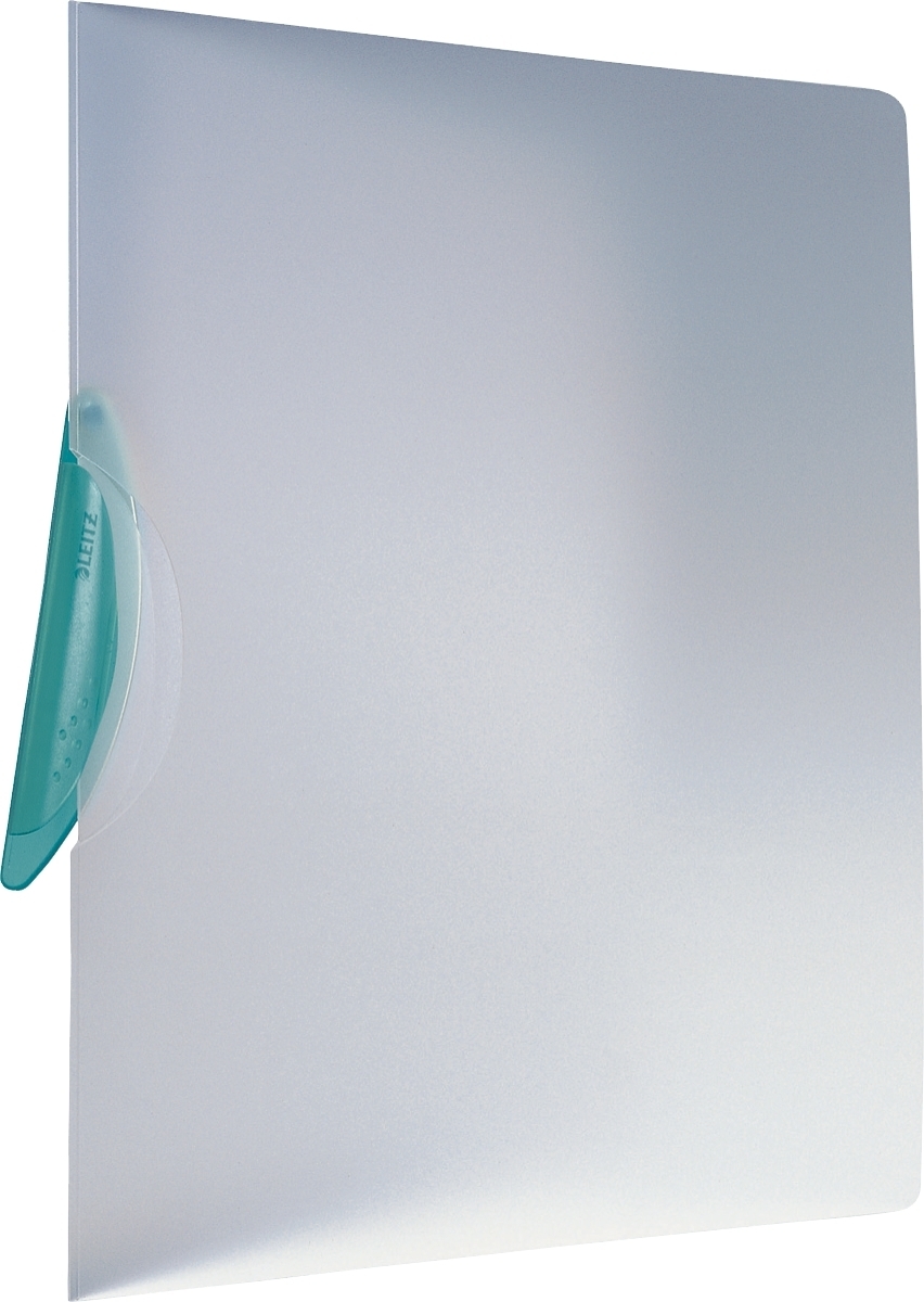 LEITZ Cliphefter ColorClip Magic A4 ca. 30 Blatt dunkelgrün Packung mit 6 Stück Image