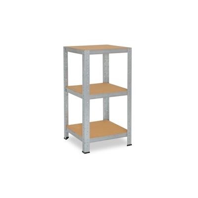shelfplaza HOME 90x40x40 cm Schwerlastregal in verzinkt mit 3 Böden und 175 kg Traglast pro Boden Image