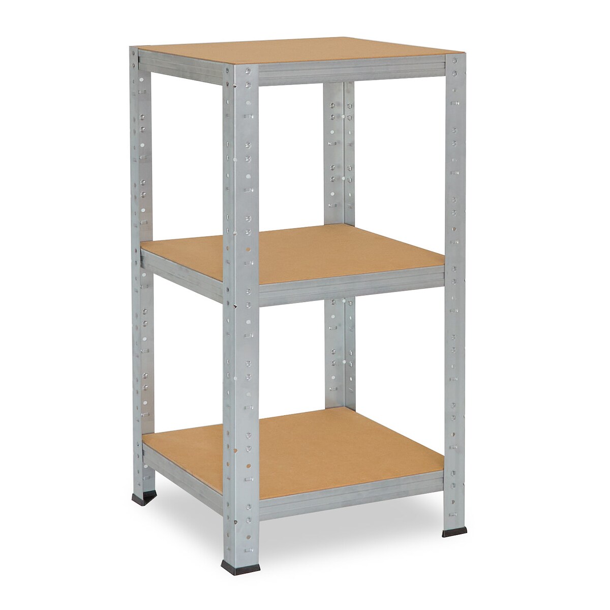 shelfplaza HOME 90x60x60 cm Schwerlastregal in verzinkt mit 3 Böden und 175 kg Traglast pro Boden Image