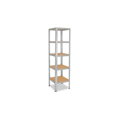 shelfplaza HOME 180x30x30 cm Schwerlastregal in verzinkt mit 5 Böden und 175 kg Traglast pro Boden Image