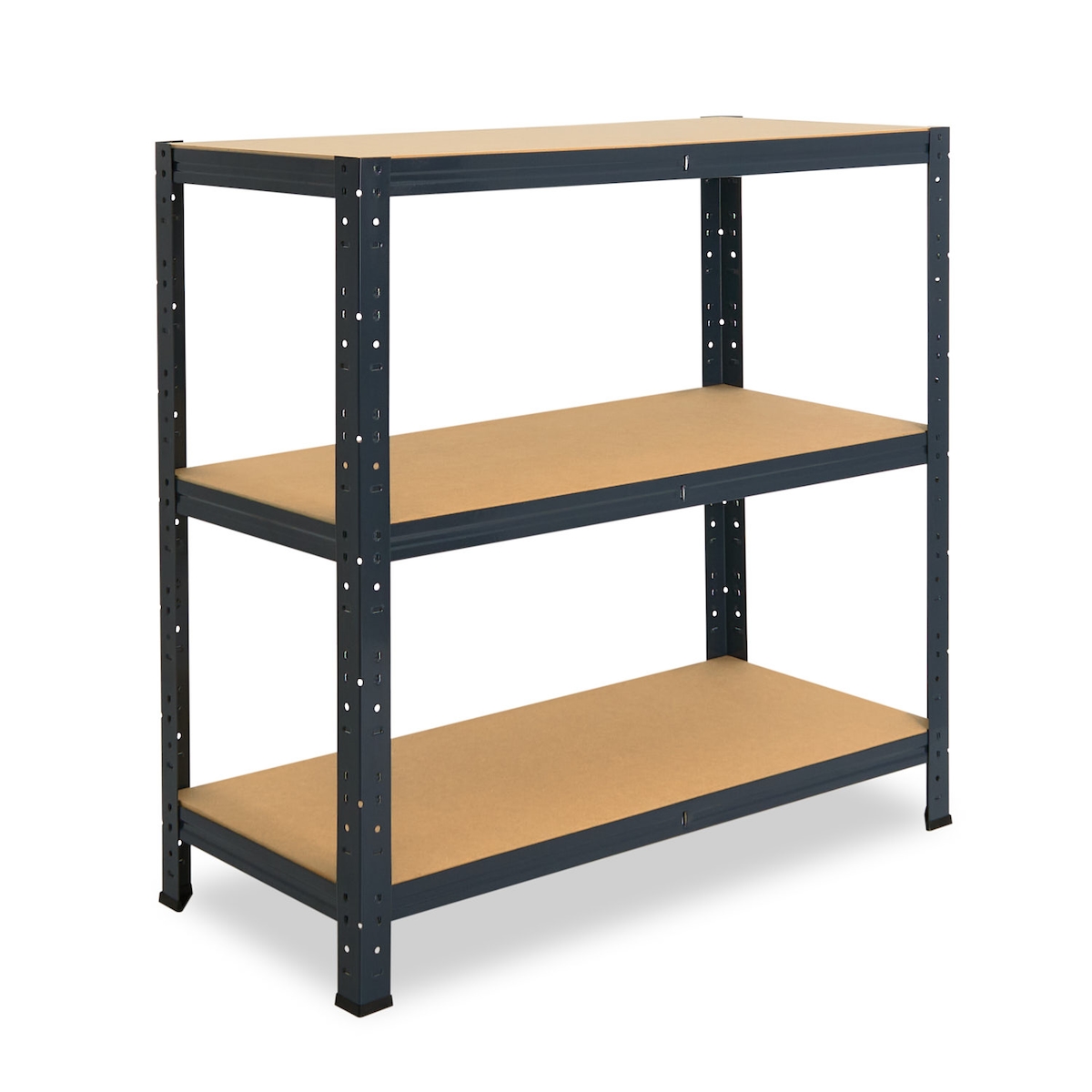 shelfplaza HOME 90x90x60 cm Schwerlastregal in anthrazit mit 3 Böden und 175 kg Traglast pro Boden Image