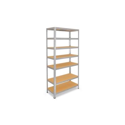 shelfplaza HOME 230x120x50 cm Schwerlastregal in verzinkt mit 7 Böden und 125 kg Traglast pro Boden Image