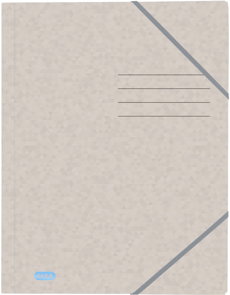 Oxford Eckspannmappe Top File+ A4 3 Klappen beige Packung mit 10 Stück Image