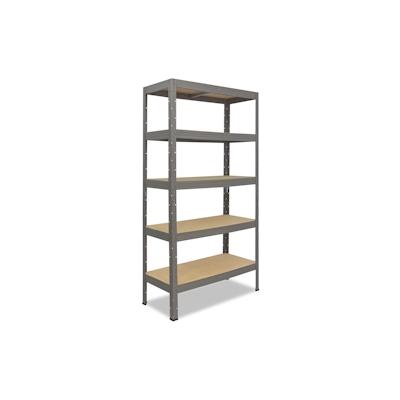 shelfplaza PRO 180x60x45 cm Schwerlastregal in grau mit 5 Böden und 200 kg Traglast pro Boden Image