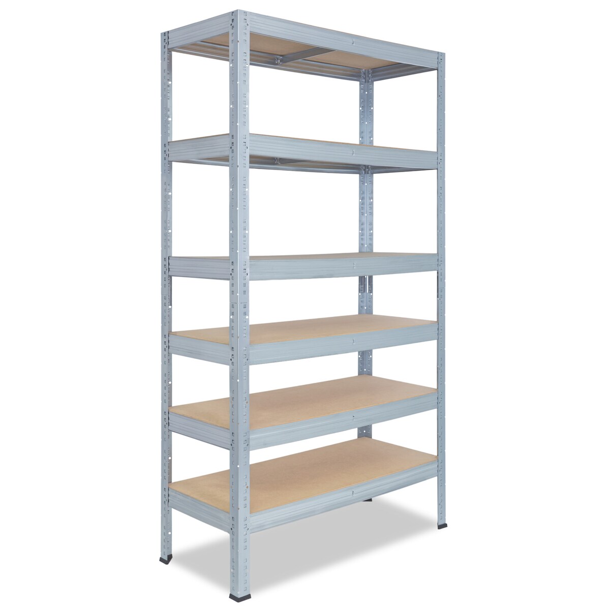 shelfplaza PRO 230x50x30 cm Schwerlastregal in verzinkt mit 6 Böden und 166 kg Traglast pro Boden Image