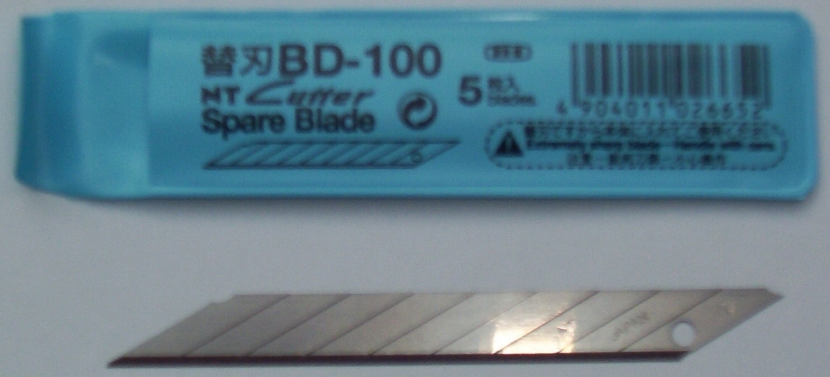 NT Abbrechklingen BD-100 30 Grad für Kurvenschneider VE=10x5 Stück Image