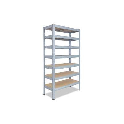 shelfplaza PRO 180x120x60 cm Schwerlastregal in verzinkt mit 7 Böden und 142 kg Traglast pro Boden Image