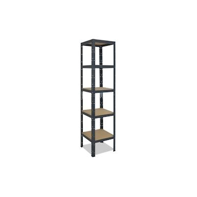 shelfplaza HOME 200x60x60 cm Schwerlastregal in anthrazit mit 5 Böden und 175 kg Traglast pro Boden Image