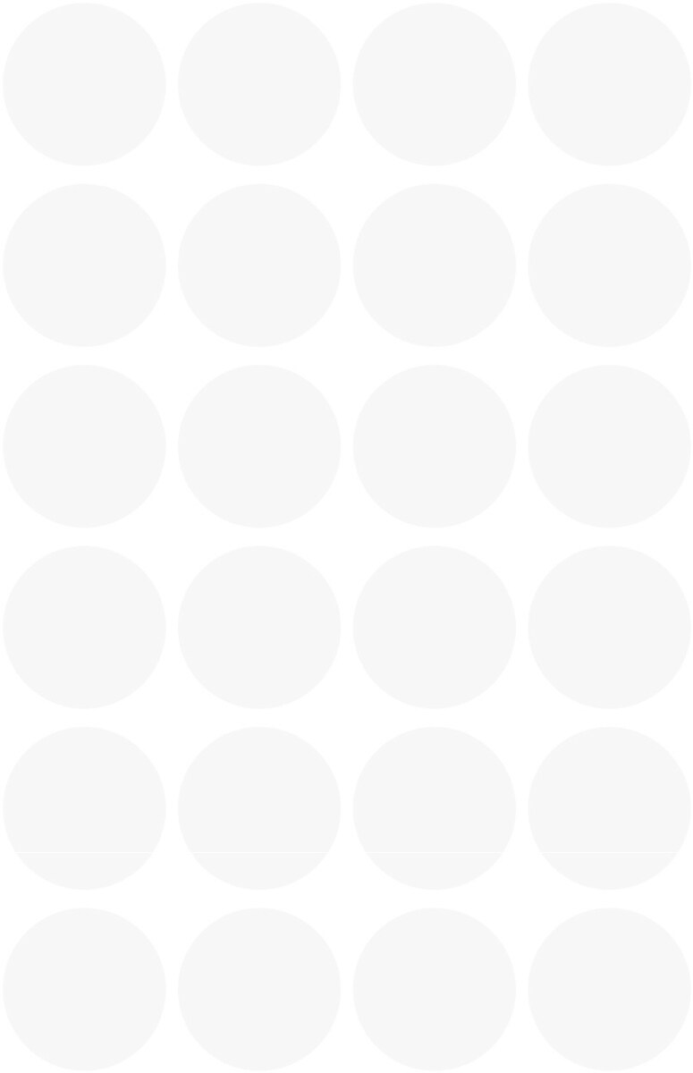 Avery Zweckform Markierungspunkte 18mm VE=10x96 Stück weiß Image