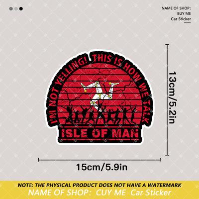 TEMU Yelling! I' For Man. That's How Waterproof Vinyl Sticker, Only Sticker, Motorcycle Stickers, Laptop Stickers - Add A Touch Of To - Bumpers, Suvs - Unique Gifts - Creative Car Image