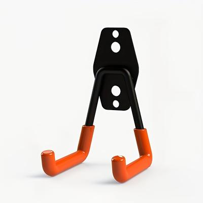 TEMU 1pc Garage Hook Garden Warehouse Storage Tool Bicycle Heavy Metal Hook Set - Orange Image