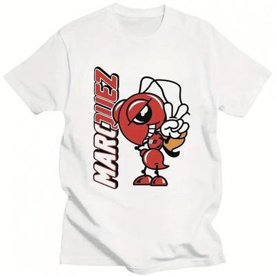 TEMU Custom Men T Shirt 100% Cotton Tee Motorcycle Racing Tshirt Short Sleeved Urban T-shirt Gift Image