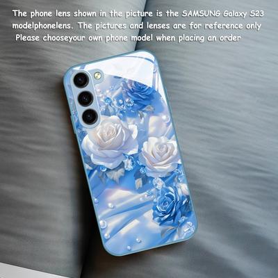 TEMU Tempered Glass Phone Case S24/s24 Plus/s24 Ultra, S23/s23 Plus/s23 Ultra, S22/s22 Plus/s22 Ultra - Creative Tempered Glass Phone Case Image